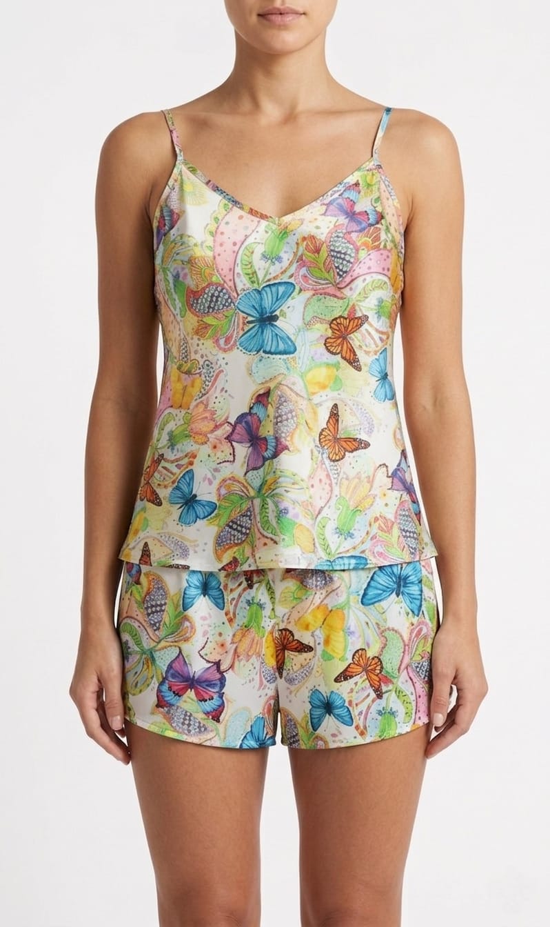 Cotton Satin Top & Short