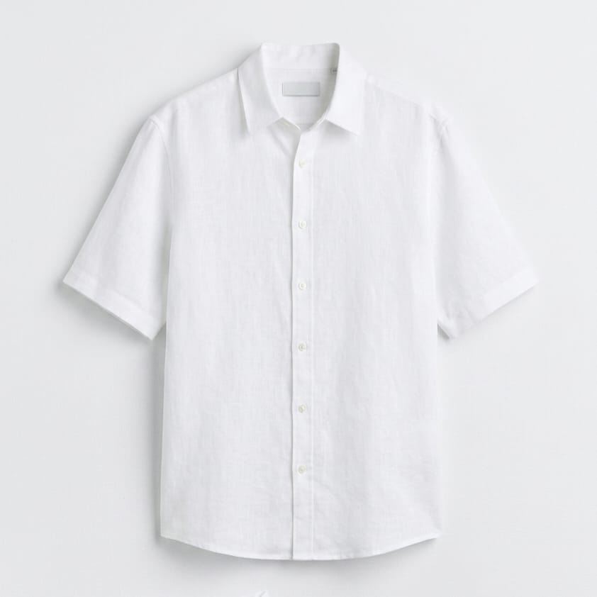 Linen Shirt & Pant, Half Sleeve